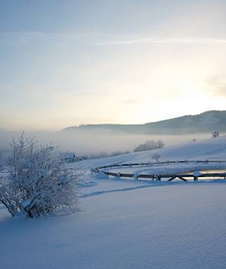 Unterwegs im verschneiten Klosterreichenbach