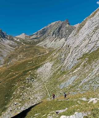 Colle Greguri – Blick ins Vallone del Maurin.