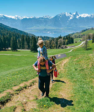 Aufstieg von Heiligenschwendi zur Passhöhe Wolfsgruebe.