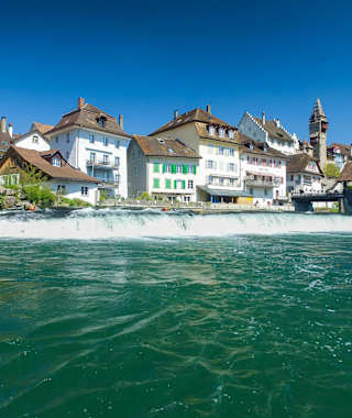 Blick auf die Altstadt Bremgarten