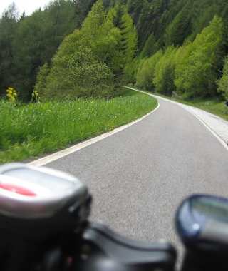Brennerradroute auf der alten Brennerbahntrasse