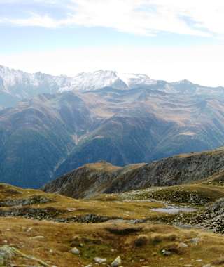 Herrlicher Ausblick auf die umliegende Bergwelt.