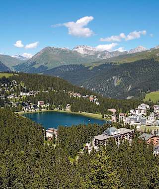 Blick auf Arosa