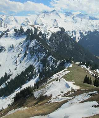 Abstieg Richtung Bleikigrat