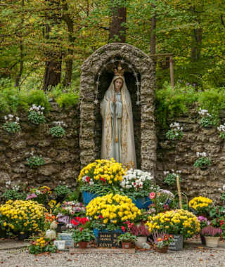 Die Mariengrotte bei der Wallfahrtskirche Maria Vesperbild