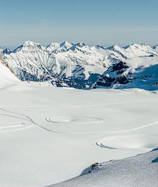 Krater auf der Plaine Morte