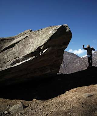 Boulder in Cresciano