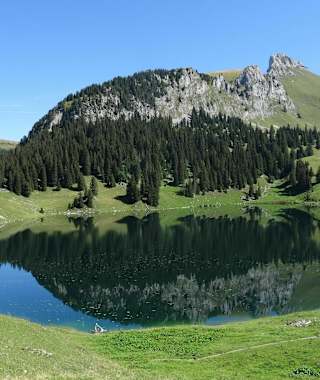 Der idyllische Oberstockesee