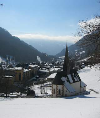Die im gothischen Stil erbaute St. Kathrein Kirche