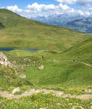 Singletrail zum Grüensee