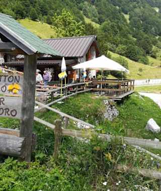 Einkehrmöglichkeit auf Stavoli Gnivizza