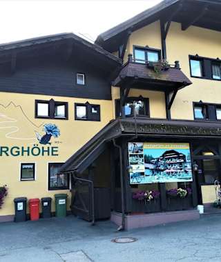 Start zur 26., anstrengenden Etappe beim Gh. Gailberghöhe