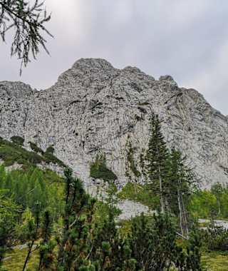 nahe Compton Hütte - nördliche Felsformationen  des Reißkofels