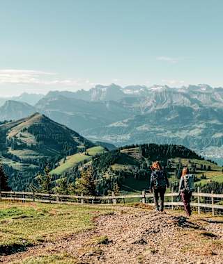 Auf der Rigi unterwegs