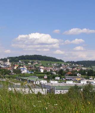 Blick zurück auf Rohrbach-Berg