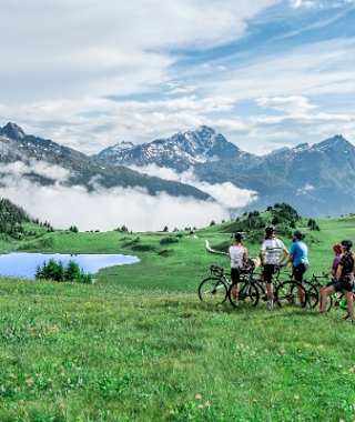 Lai da Vons, Gravel-Bike-Route Hinterrhein