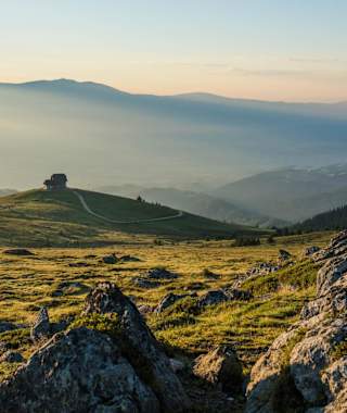Abstieg zur Wolfsberger Hütte