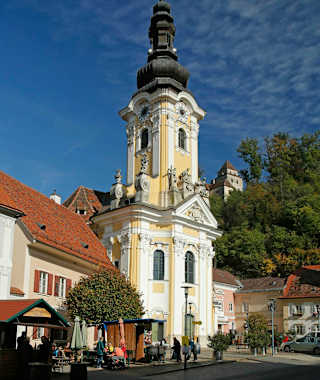 Ehrenhausen stellt den Beginn der Südsteirischen Weinstraße dar