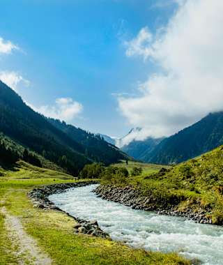 Entlang des Bachlehrweges im Hollersbachtal