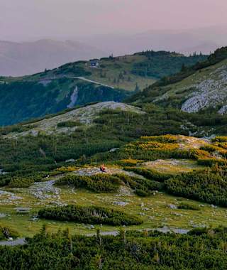 Mitten im Naturpark Mürzer Oberland auf der Schneealm
