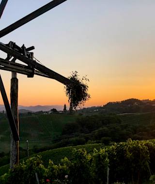 Der Klapotetz ist ständiger Begleiter im Naturpark Südsteiermark