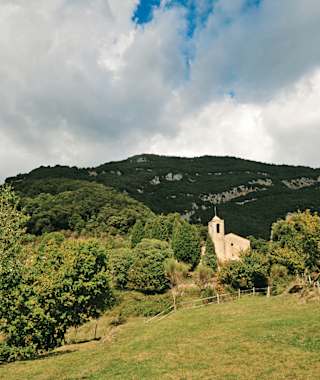 Die renovierte Kirche von Talaixà.