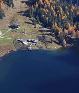 Die Fahrlechhütte am Dusitzkarsee
