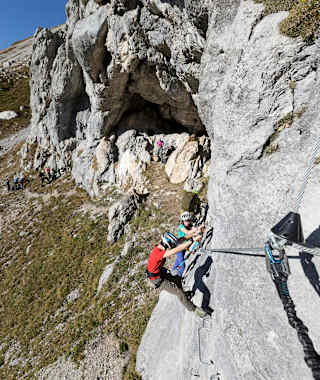 Familien-Klettersteig Partnunblick