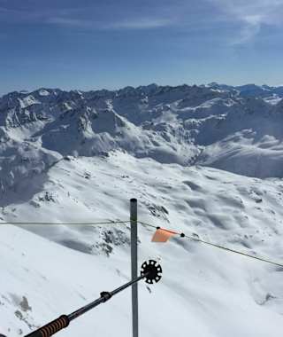 Blick von der Bergstation Gemsstock Richtung Gafallensaum