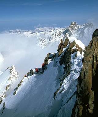 Gipfelgrat des Finsteraarhorn