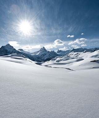 Winterwanderung vom First zum Bachalpsee