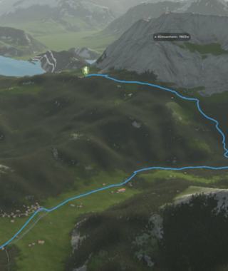 3d Ansicht der Wanderung Fräkmüntegg - Ober Lauelen - Eigenthal