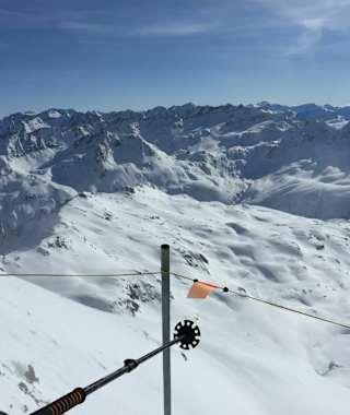 Blick von der Bergstation Gemsstock Richtung Gafallensaum