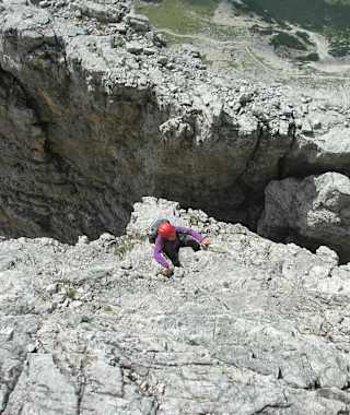 Auf dem Normalweg zur Großen Zinne
