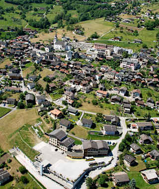 Auf der Mountainbiketour von Haute-Nendaz nach Sitten