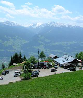 Blick auf die Hinterhornalm