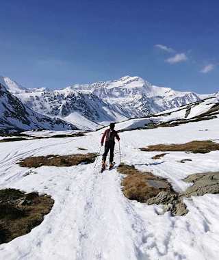 Hintermartell mit Blick auf die Zufallspitzen