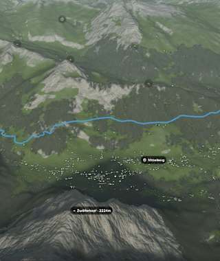 Übersicht Wanderung