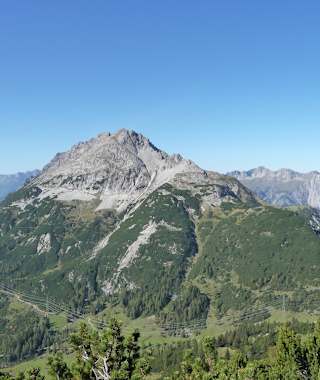 Blick zum mächtigen Hochwannig