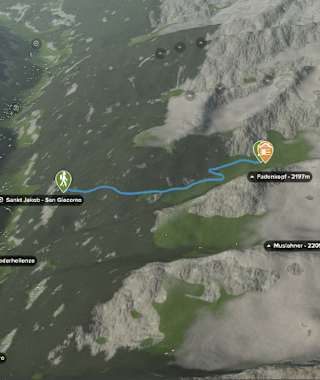 Übersicht Wanderung zur Hollenzalm