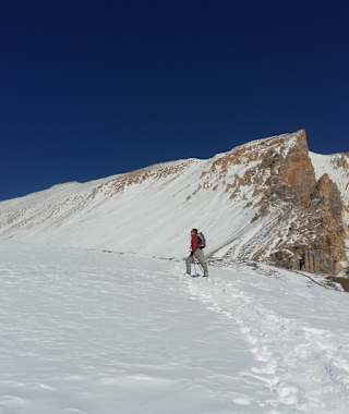 Richtung Antonispitze und Innerer Eisengabelspitze