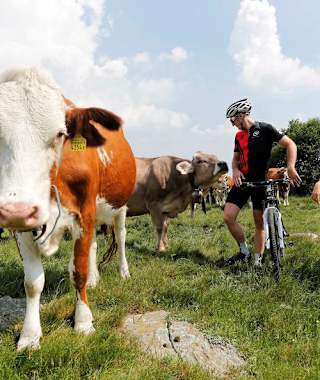 Natur pur bei der Isone Route.