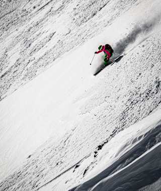 Rasant geht´s vom Jatzhorn hinab nach Teufi