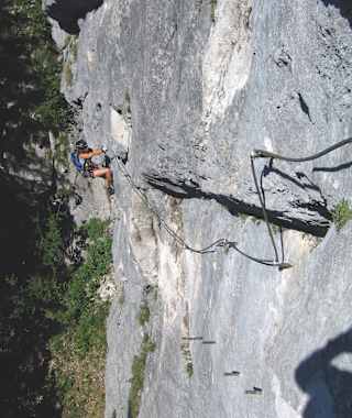 Kaiser-Franz-Josef Klettersteig - Einstieg