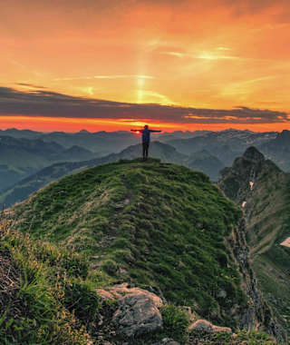 Kanisfluh Sonnenaufgang