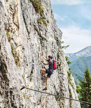 Der Steilaufschwung ist der schwierigste Teil der Tour