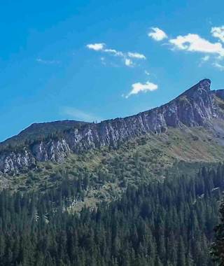 Die Stuibenwand mit dem Stuibengipfel vom Bernadeinsteig.