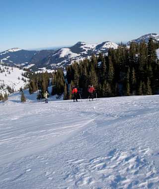Im Aufstieg zum Kühgundkopf