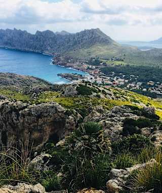 Aussicht auf die Cala Sant Vincenç