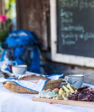 Verführerische Brettljause